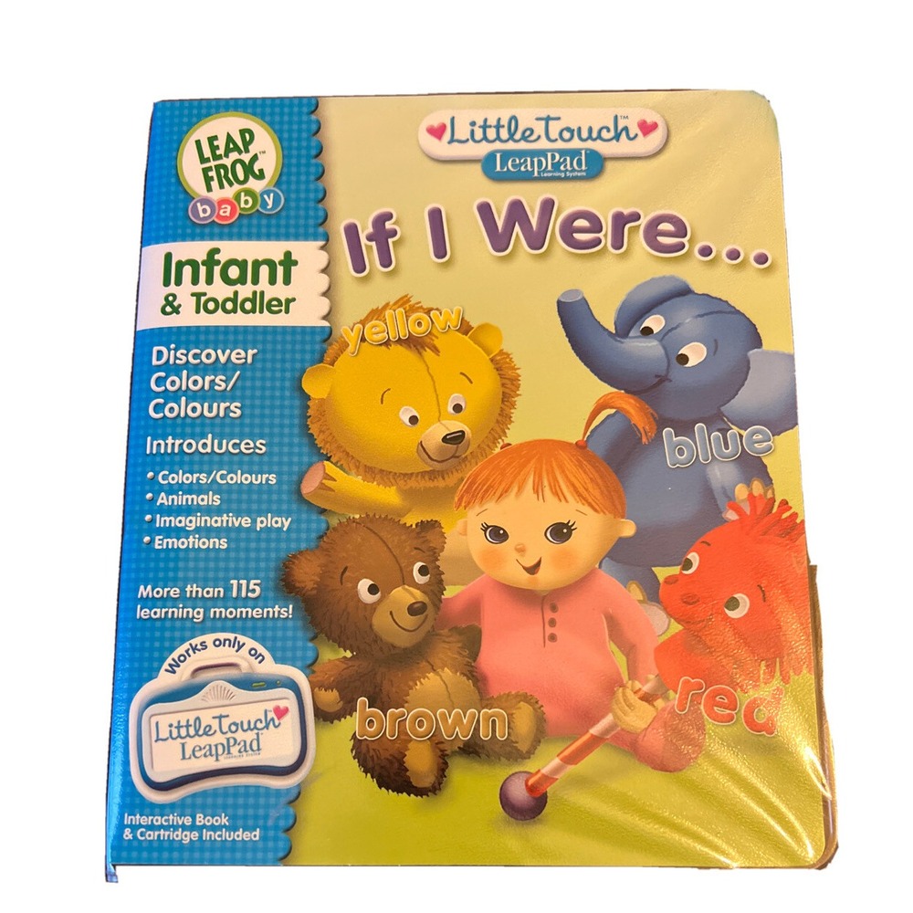Leap Frog Pad Little Touch Leap Discover Colors If I Were Book & Cartridge New